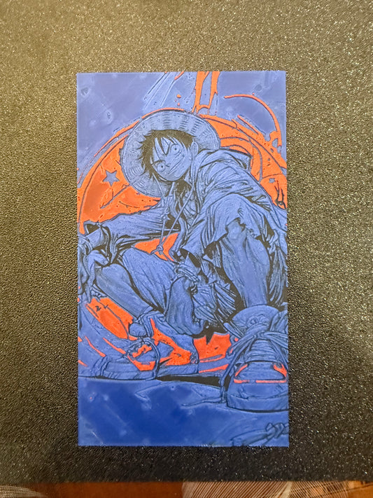 Quadro luffy 1 pz